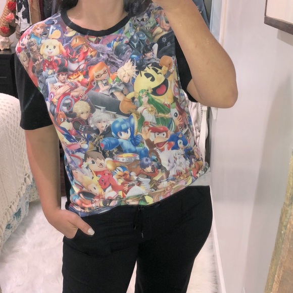 Super smash brothers size XLarge GameStop T-shirt - Picture 1 of 4